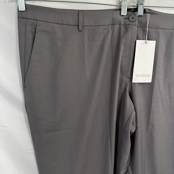 Wildfang Women’s Pants The Empower Trouser  Gray Size: 24W Plus NWT - Picture 2 of 8